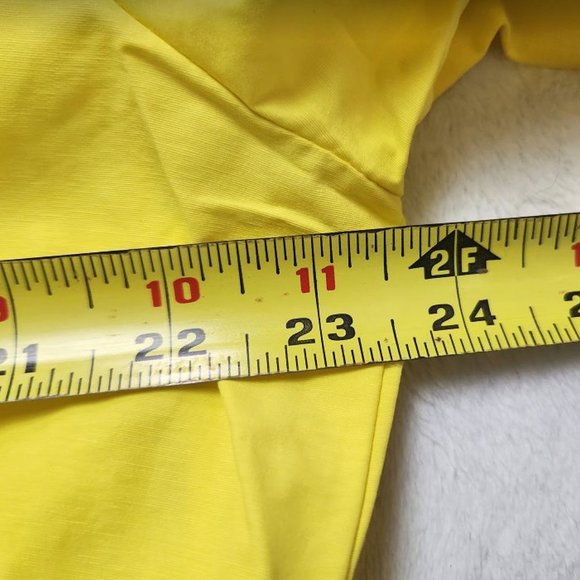 New women's J Crew perfect rain coat in Dazzling Sun yellow jacket raincoat - Picture 7 of 9